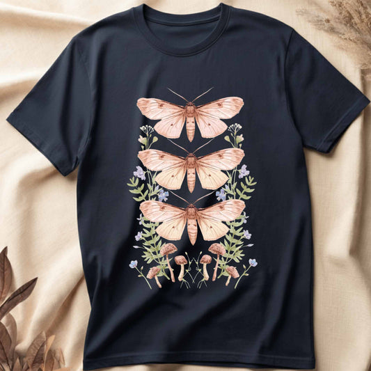 Cottagecore Moth Botanical T-Shirt