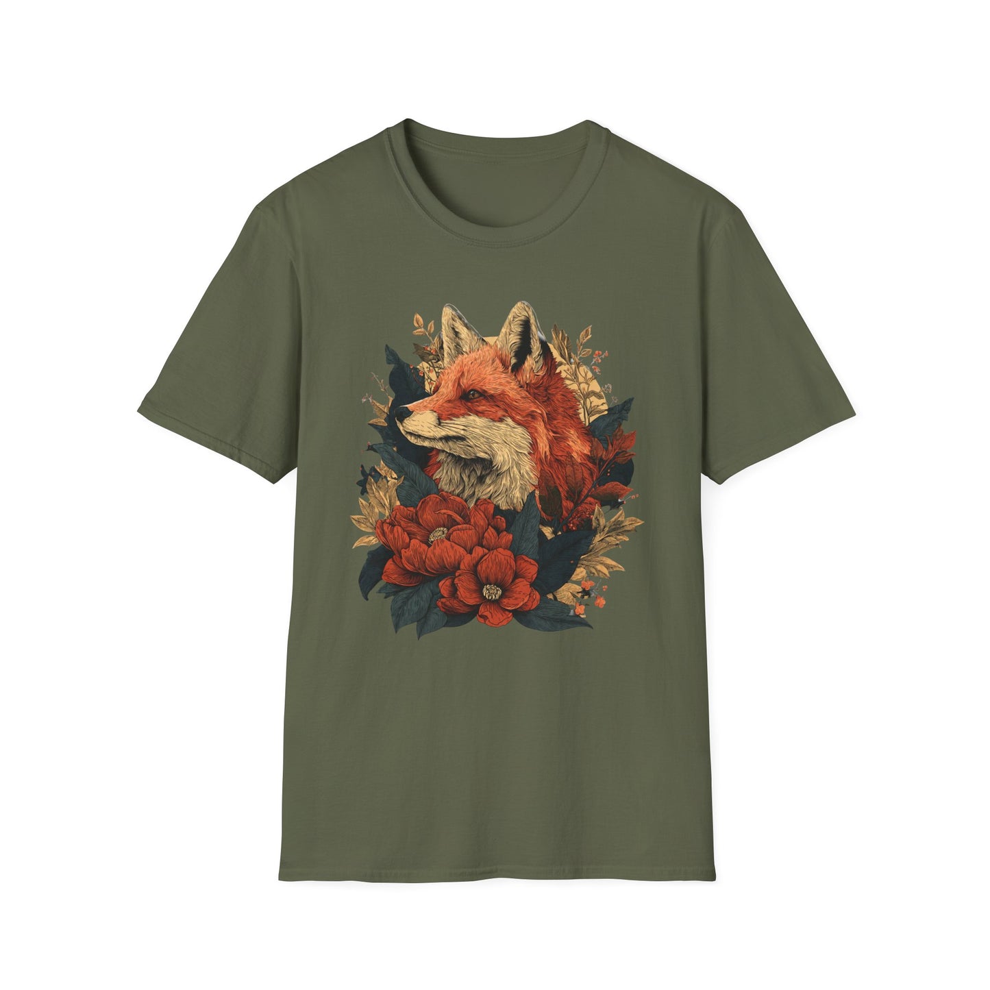 Floral Fox T-Shirt