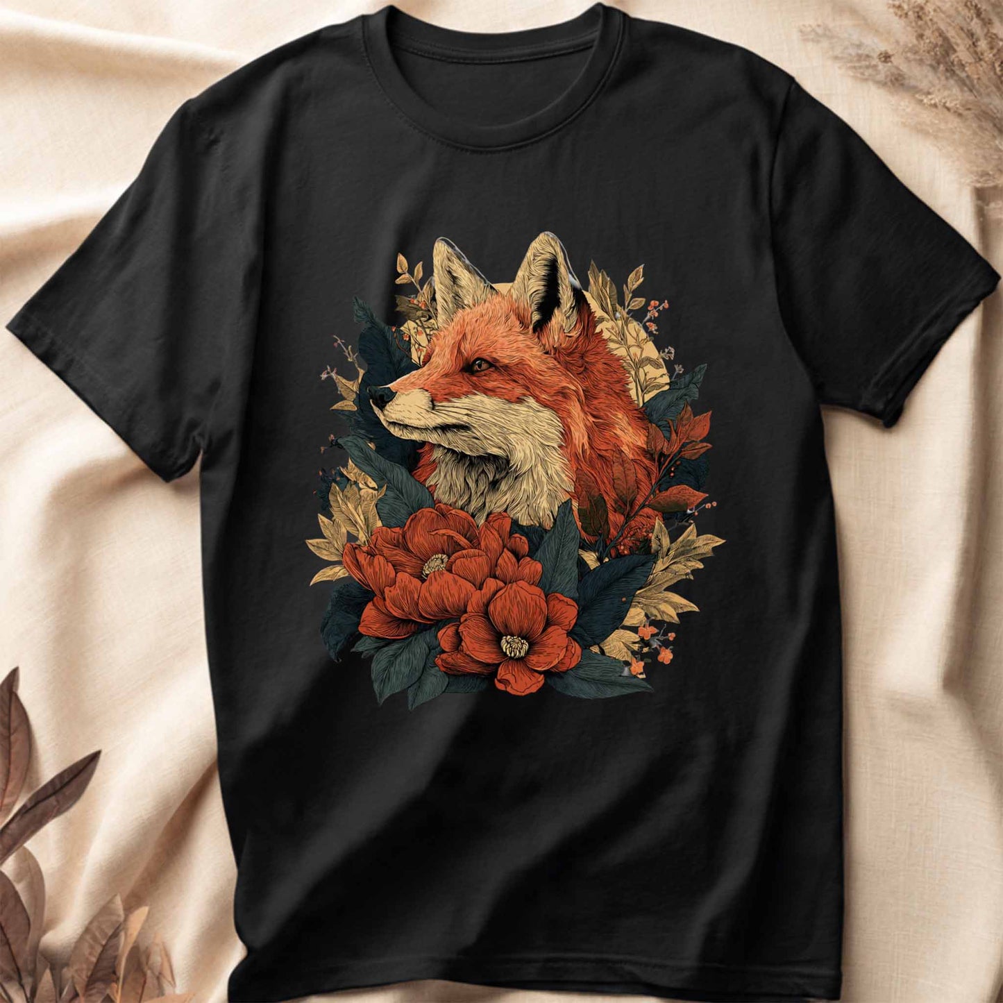 Floral Fox T-Shirt