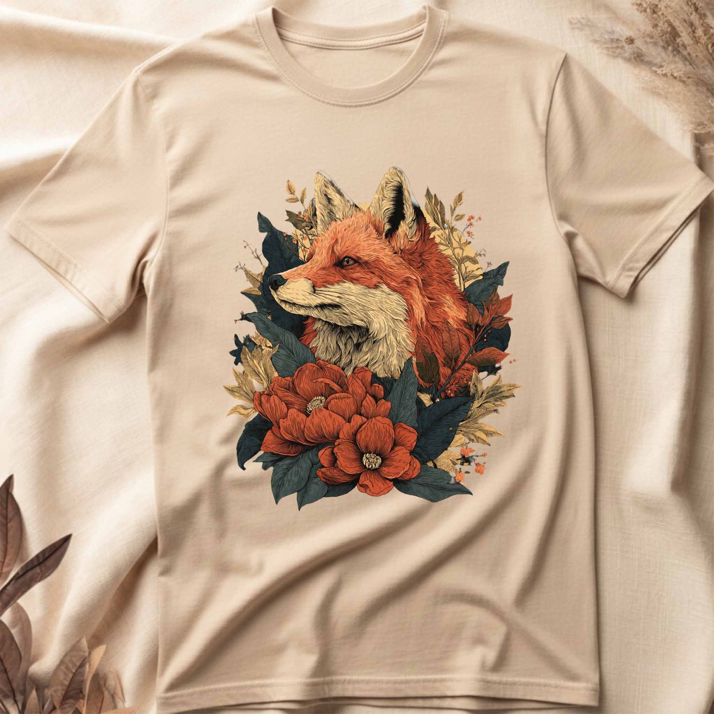 Floral Fox T-Shirt
