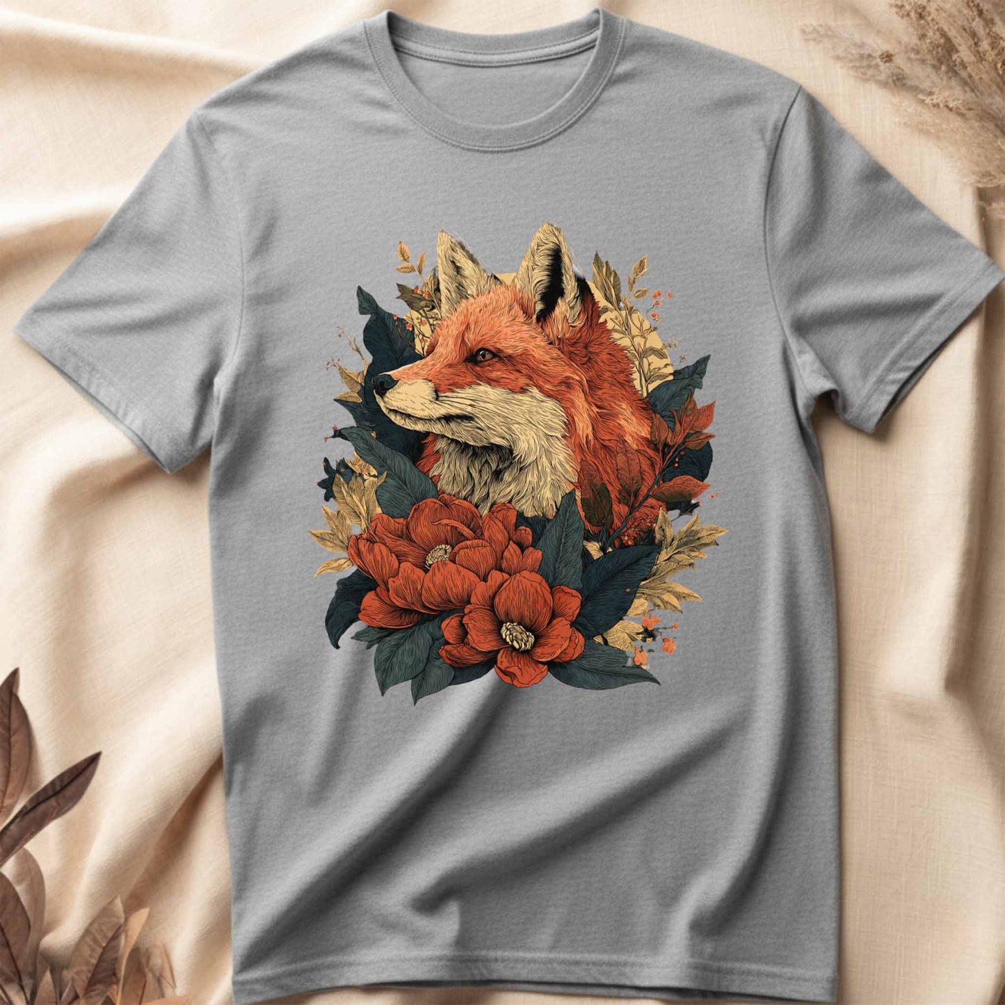 Floral Fox T-Shirt