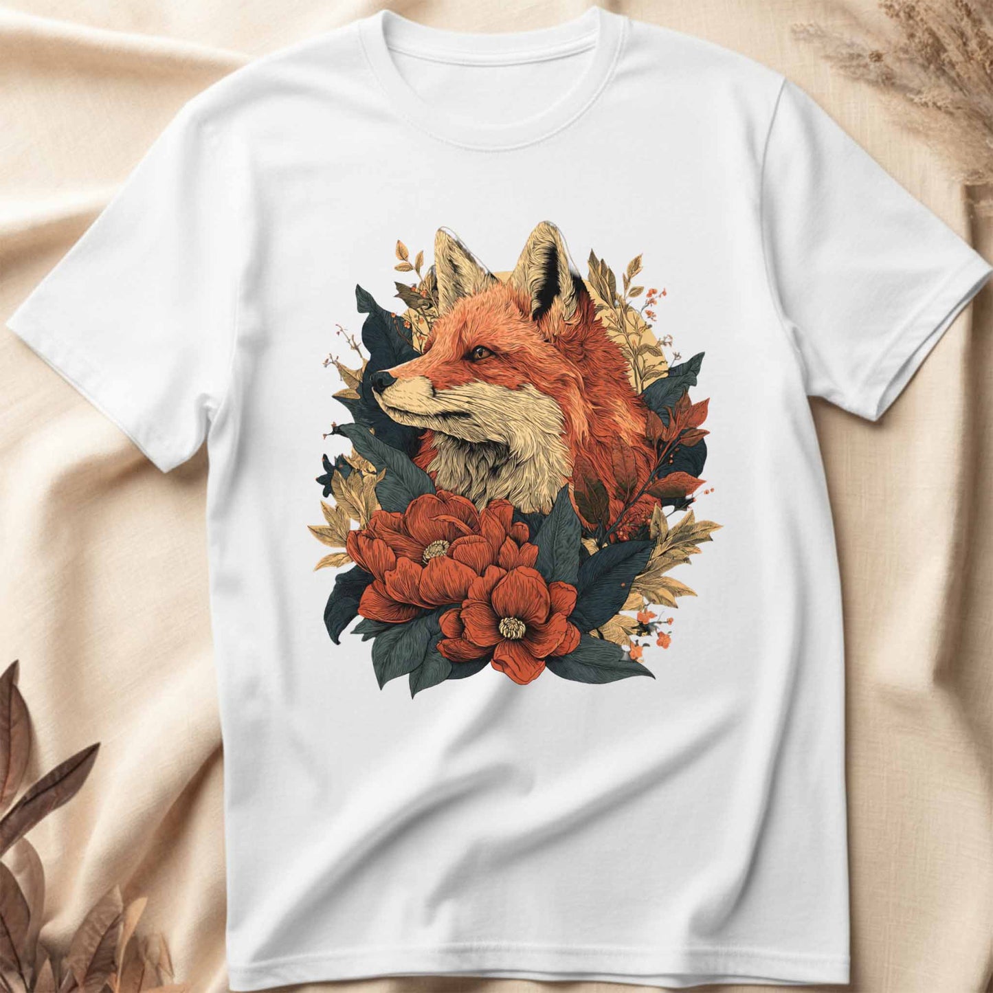 Floral Fox T-Shirt