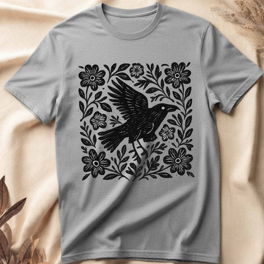 Floral Raven T-Shirt