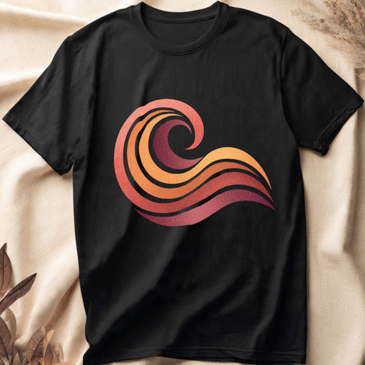 Ocean Wave Sunset T-Shirt