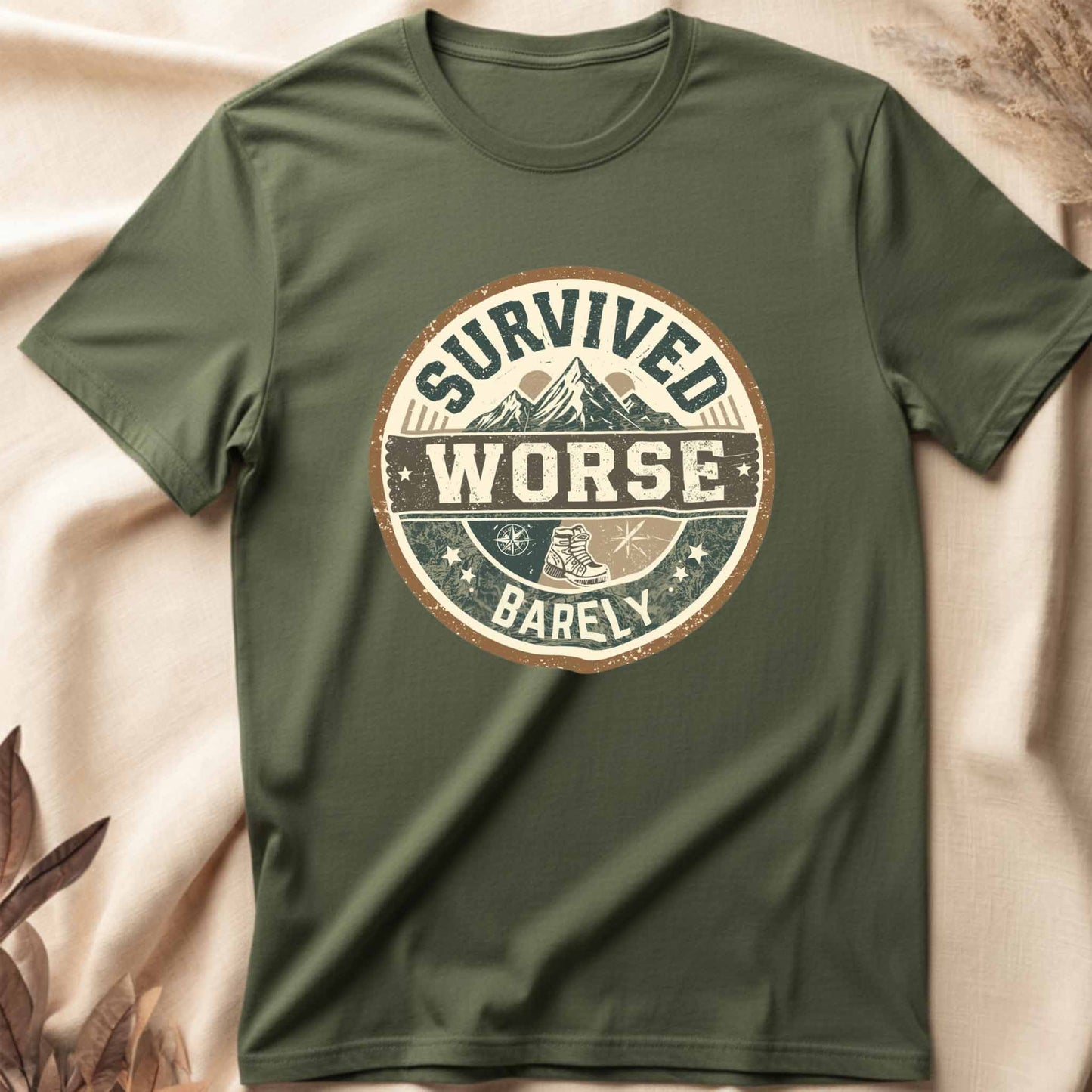 Survived Worse Hiking T-Shirt
