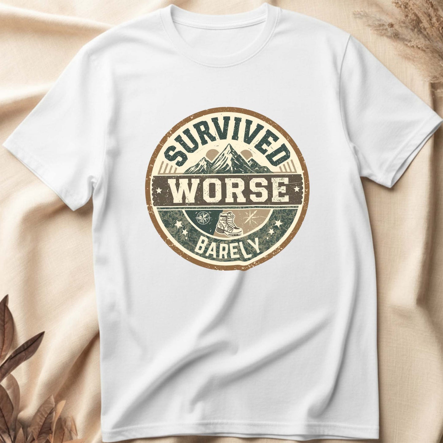 Survived Worse Hiking T-Shirt